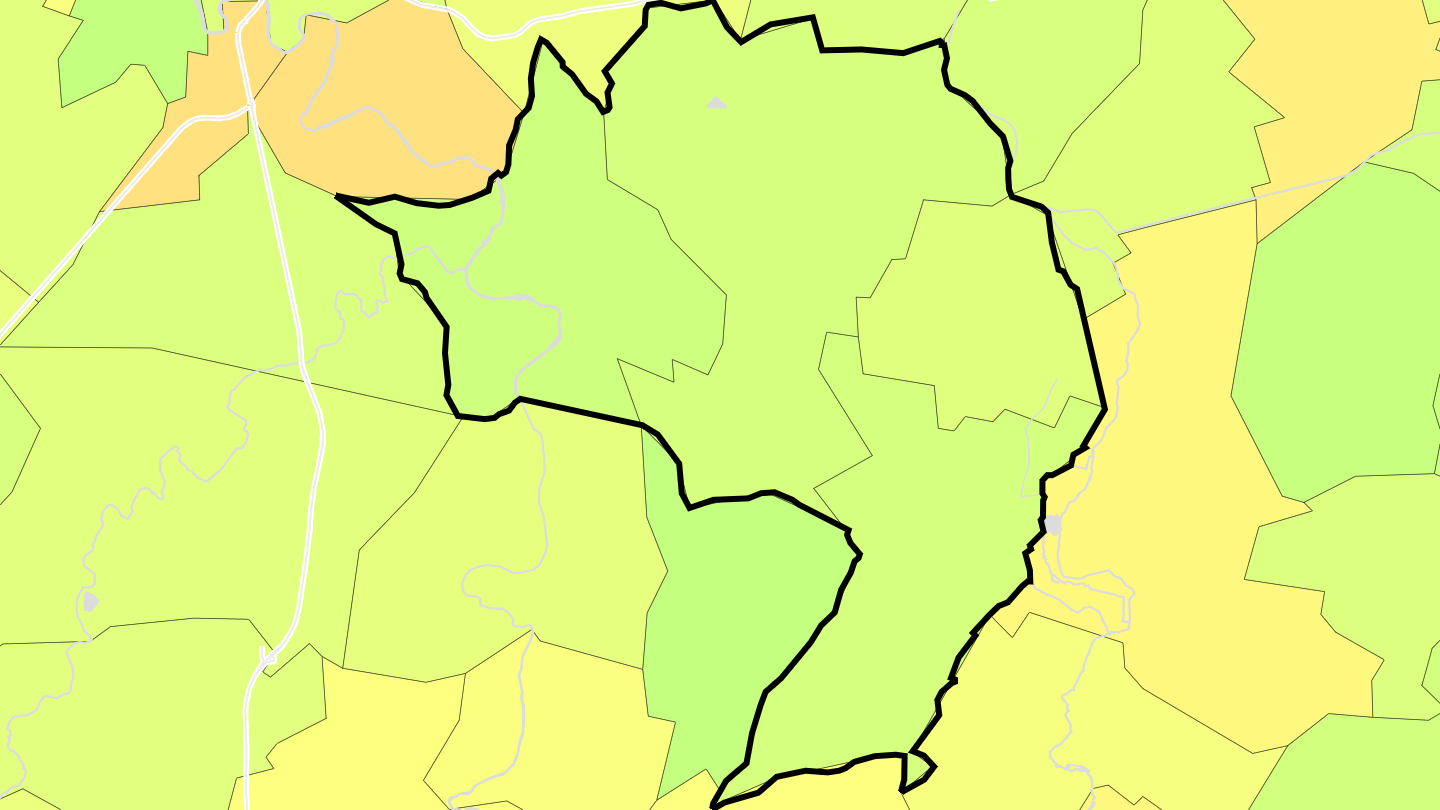 Carte des prix de l'immobilier Plaine-et-Vallées