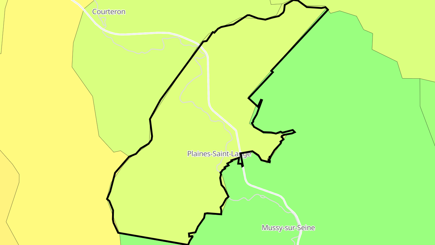 Carte des prix de l'immobilier Plaines-Saint-Lange