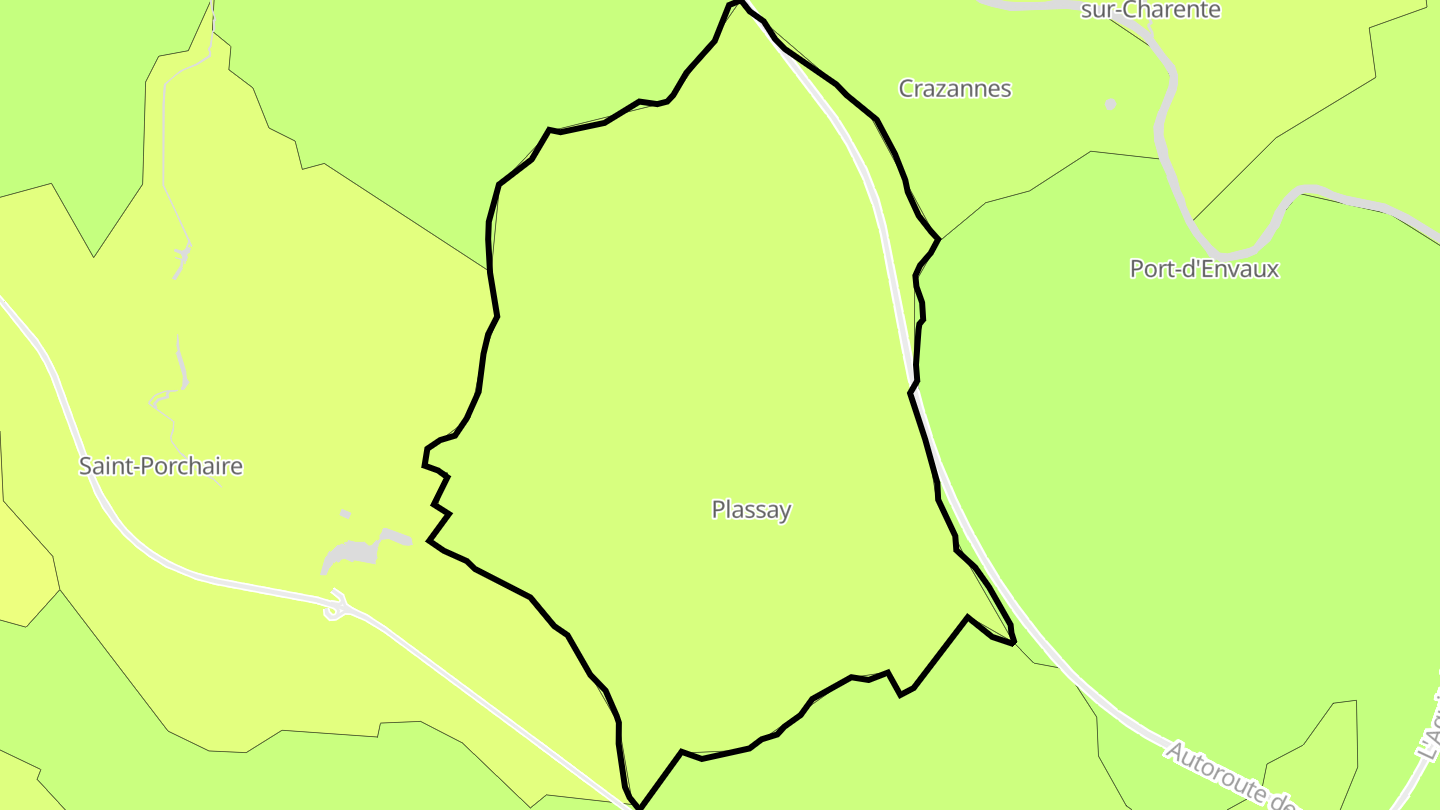 Carte des prix de l'immobilier Plassay