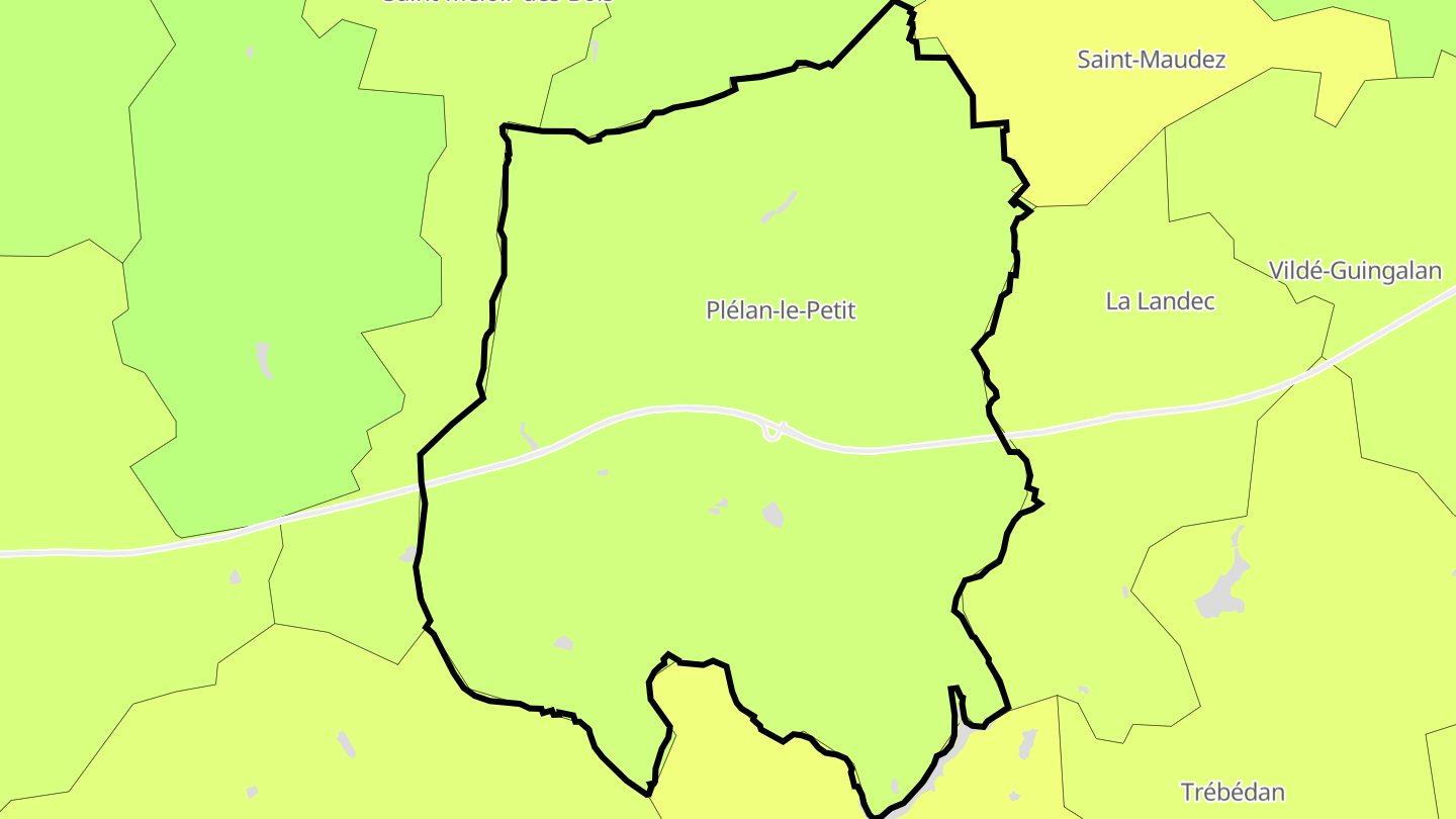 Carte des prix de l'immobilier Plélan-le-Petit