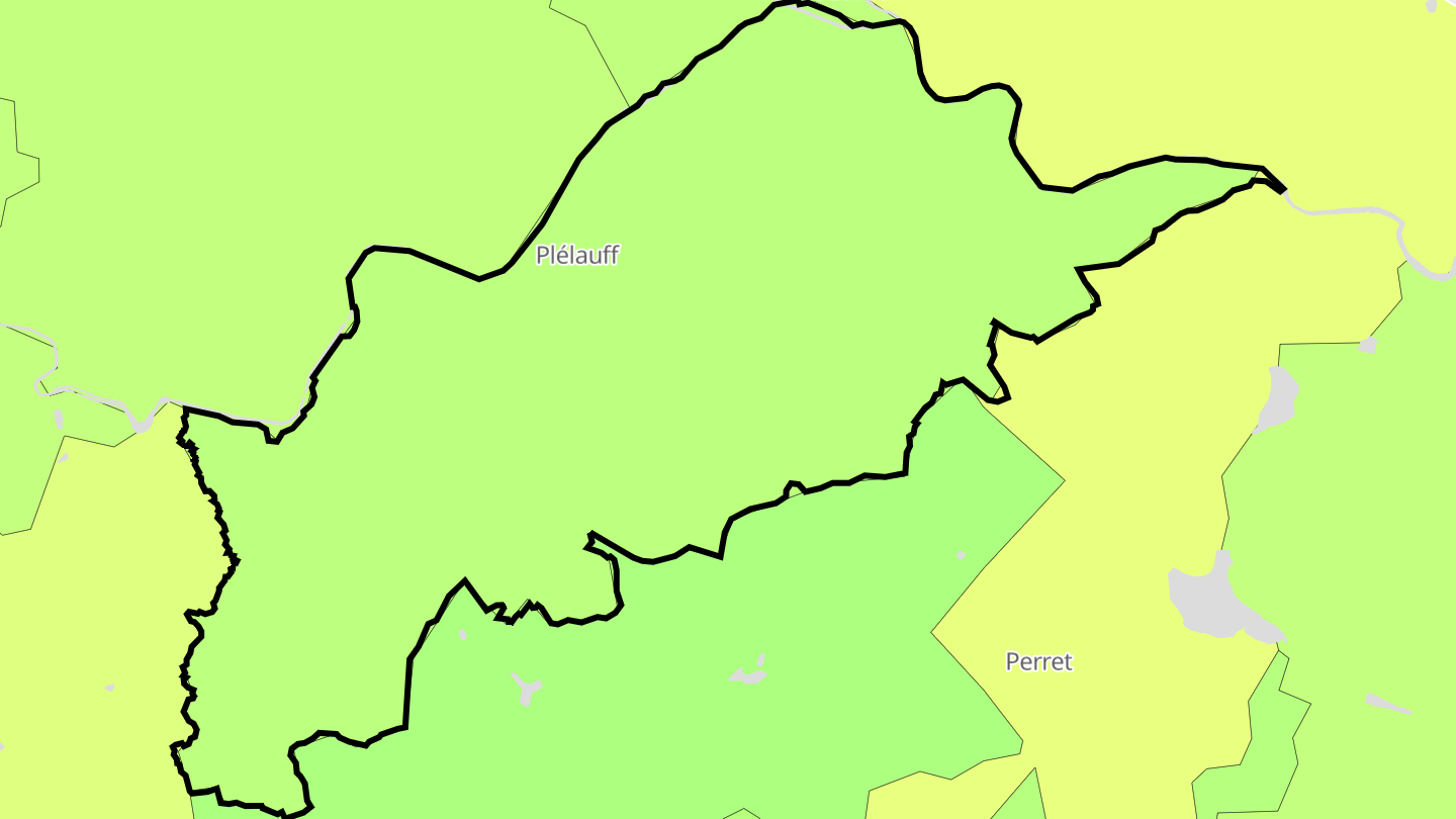 Carte des prix de l'immobilier Plélauff
