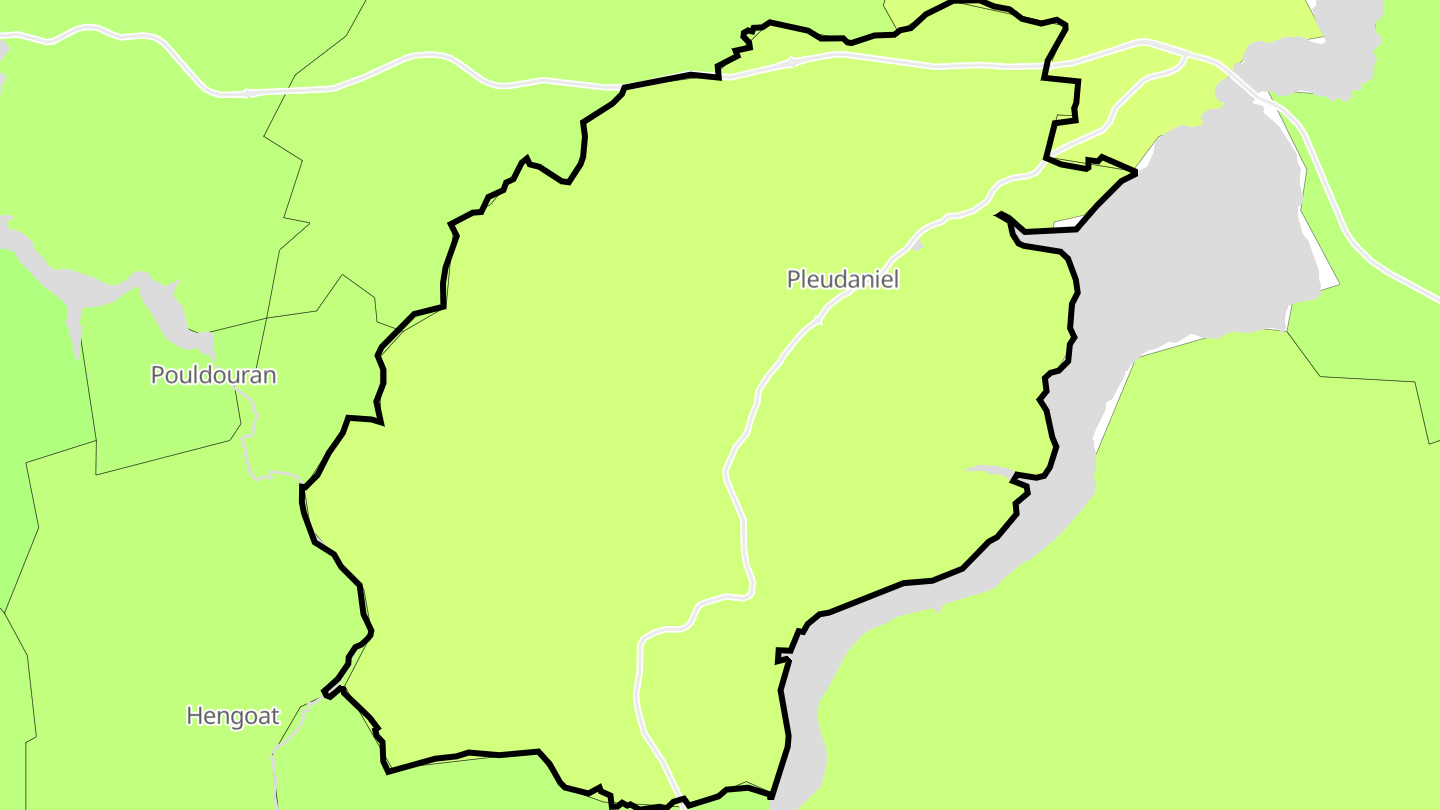 Carte des prix de l'immobilier Pleudaniel