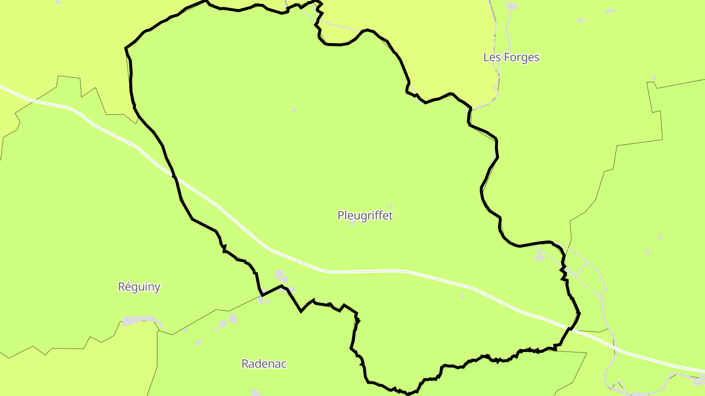 Carte des prix de l'immobilier Pleugriffet