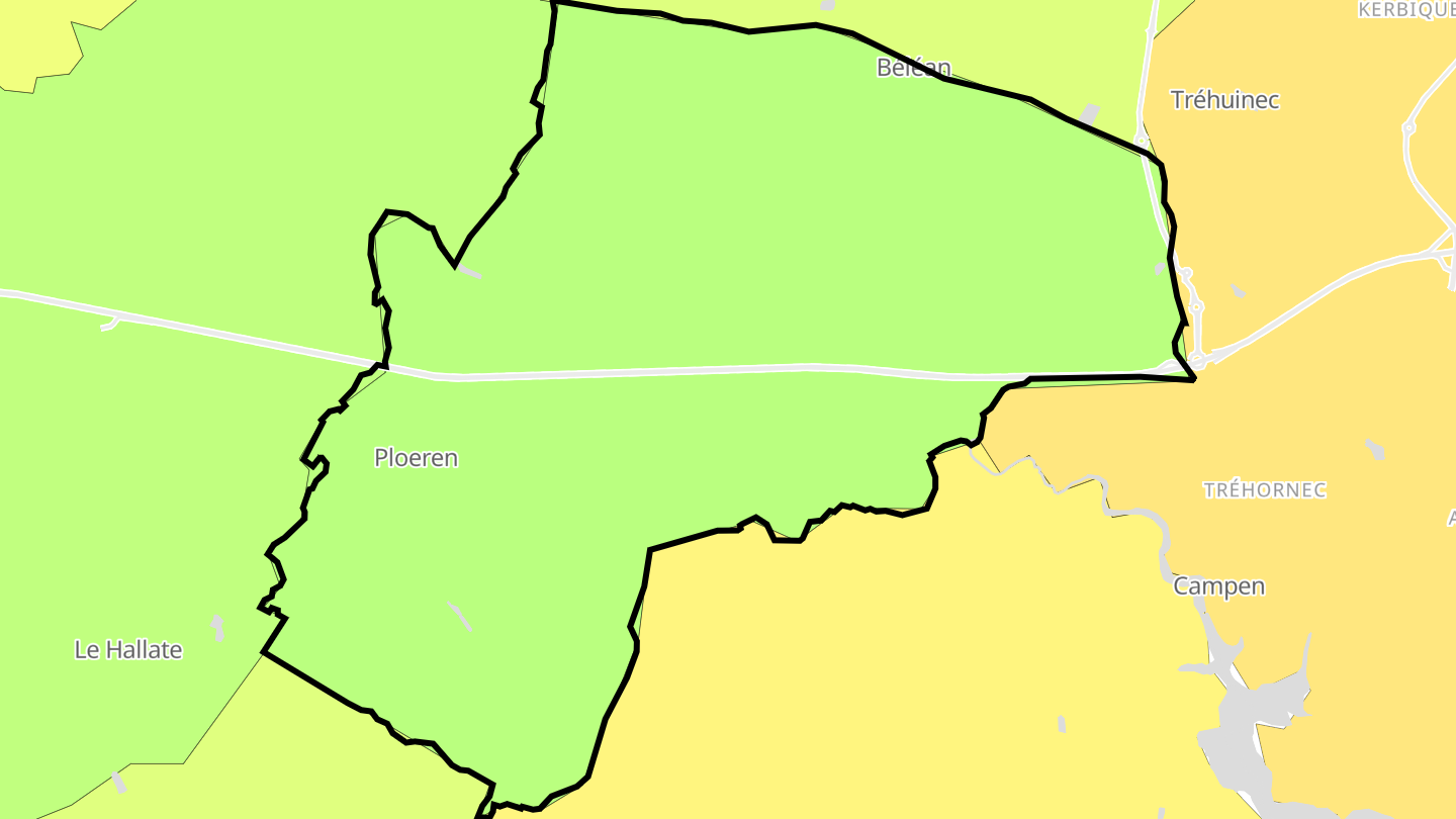 Carte des prix de l'immobilier Ploeren