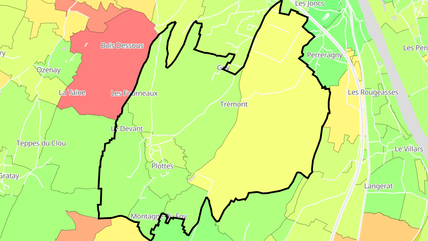 Carte des prix de l'immobilier Plottes