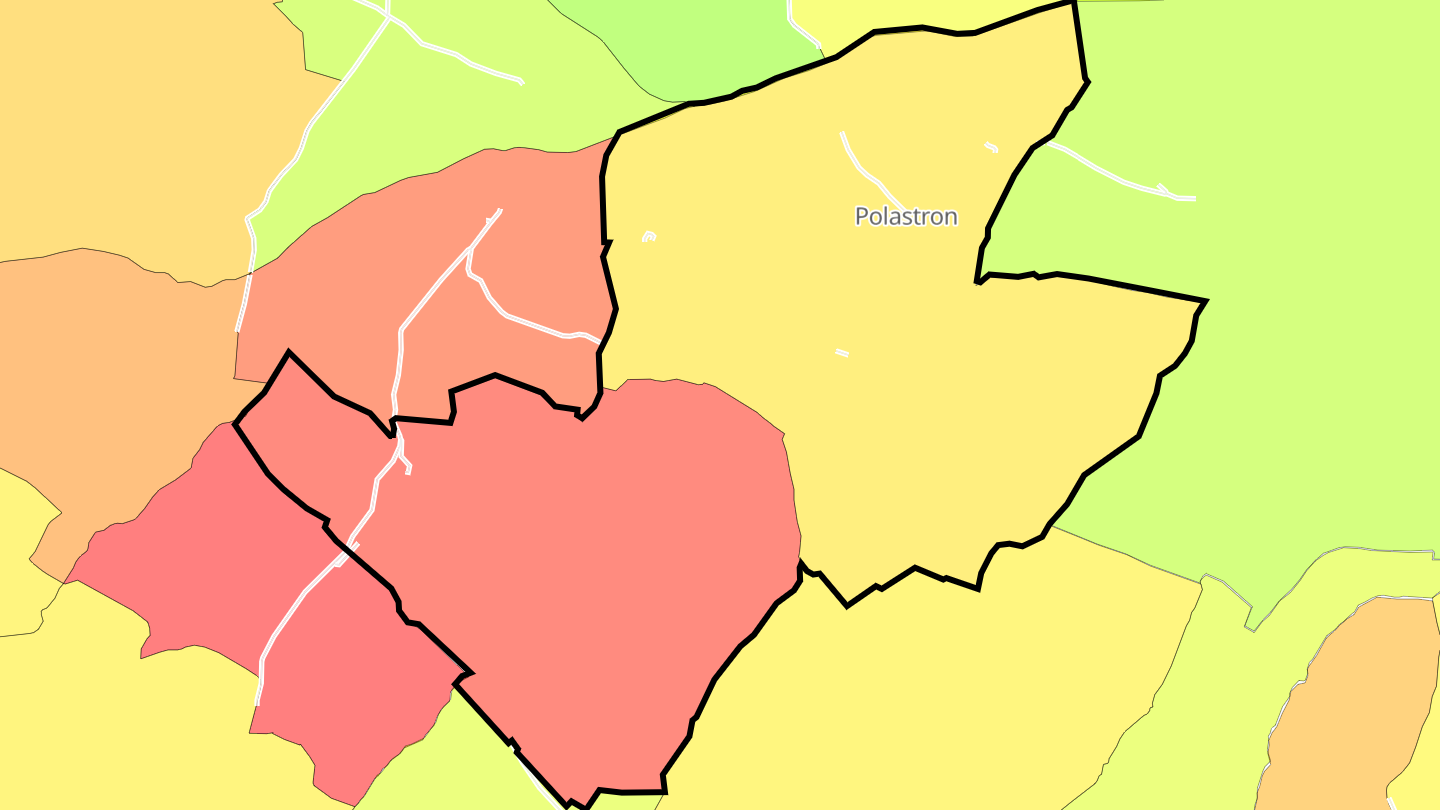 Carte des prix de l'immobilier Polastron