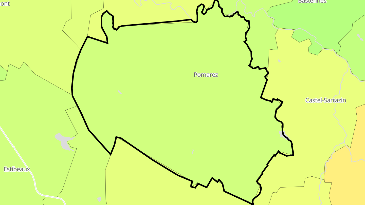 Carte des prix de l'immobilier Pomarez