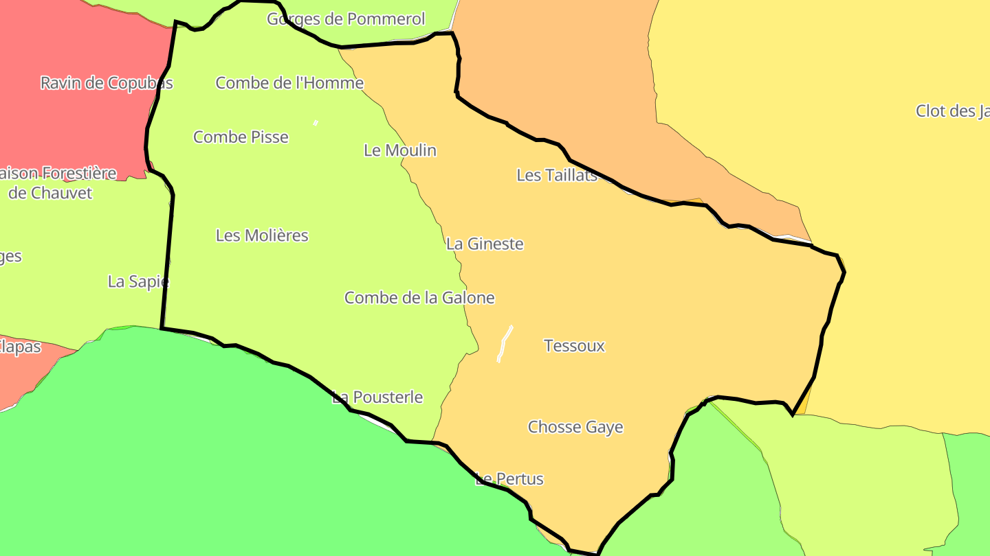 Carte des prix de l'immobilier Pommerol