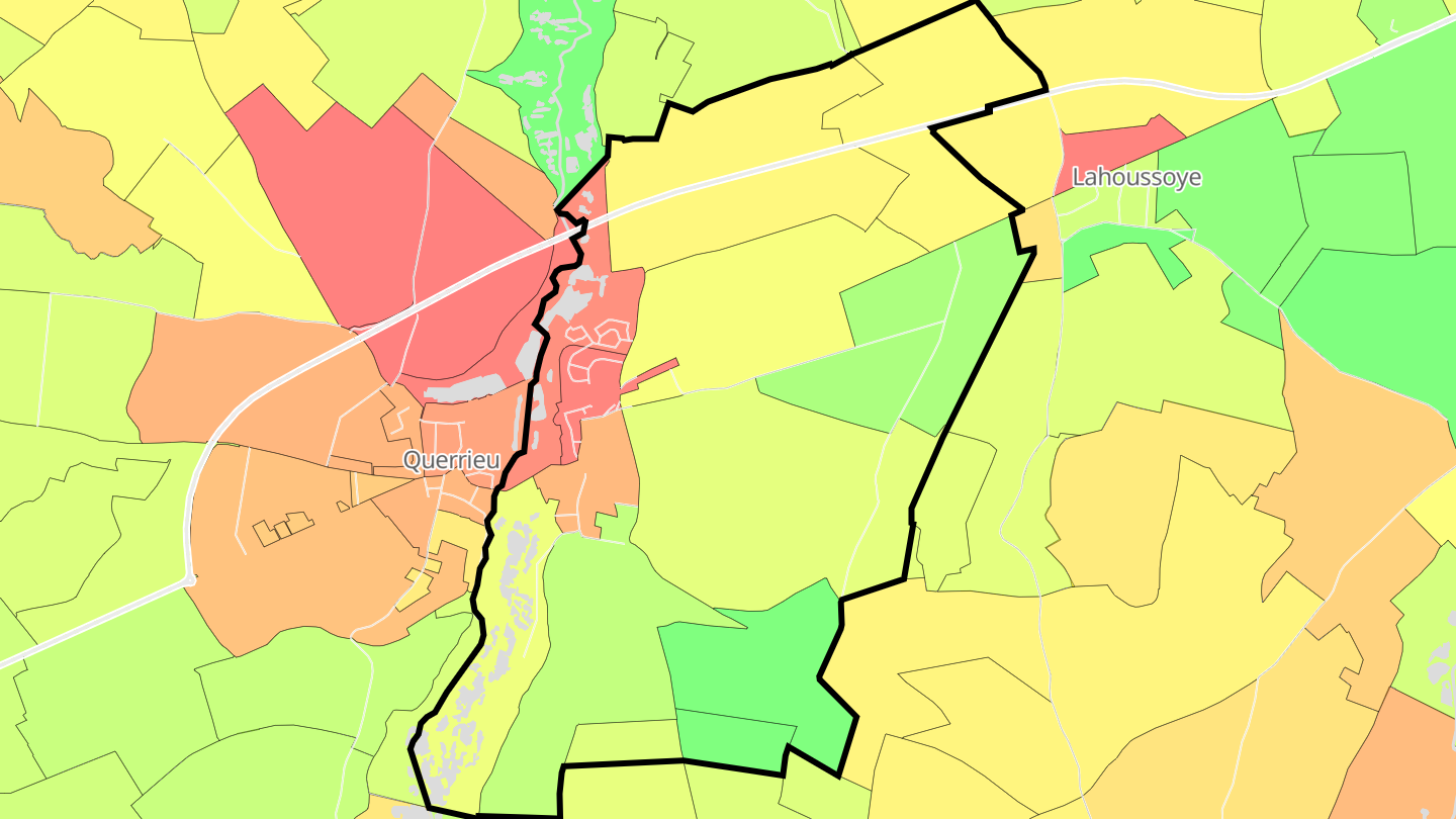 Carte des prix de l'immobilier Pont-Noyelles