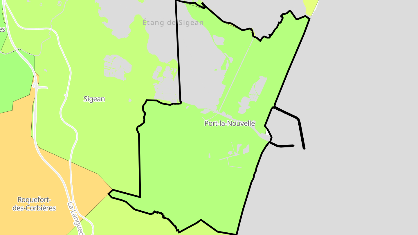 Carte des prix de l'immobilier Port-la-Nouvelle