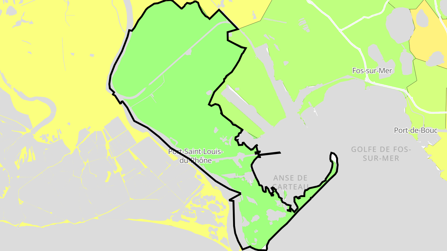 Carte des prix de l'immobilier Port-Saint-Louis-du-Rhône