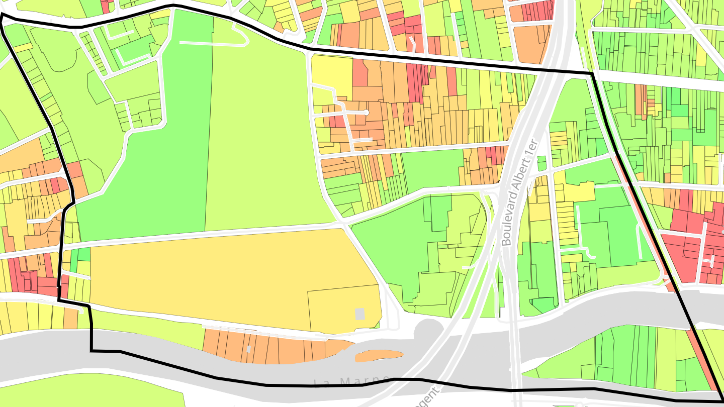 Carte des prix de l'immobilier Port sous la Lune