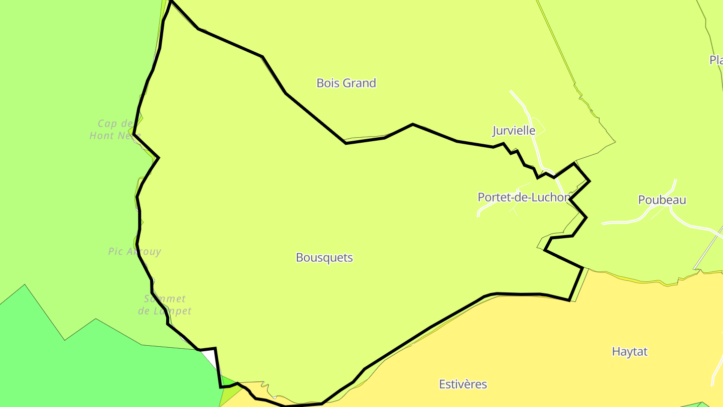 Carte des prix de l'immobilier Portet-de-Luchon