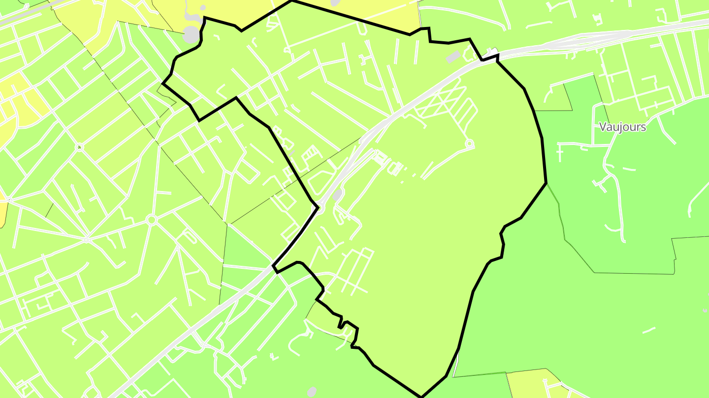 Carte des prix de l'immobilier Poudrerie