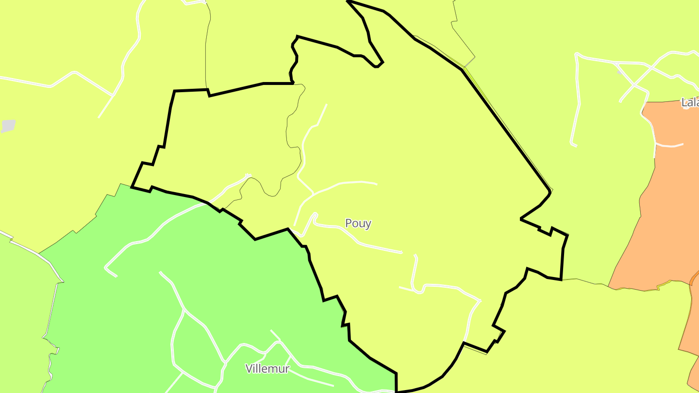 Carte des prix de l'immobilier Pouy