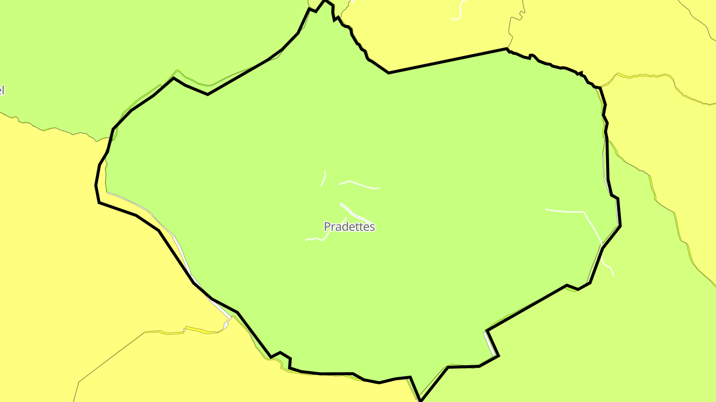 Carte des prix de l'immobilier Pradettes
