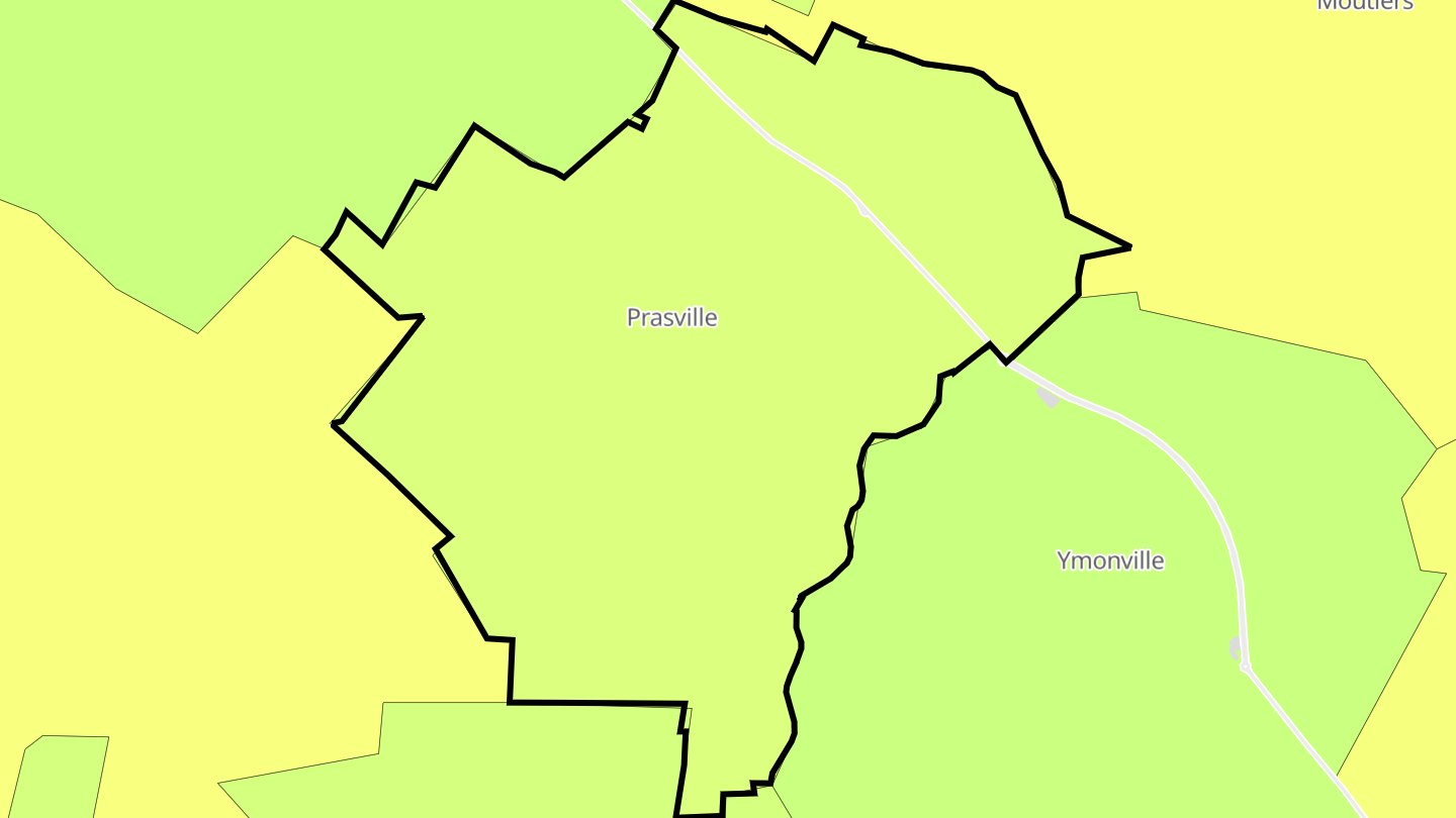 Carte des prix de l'immobilier Prasville