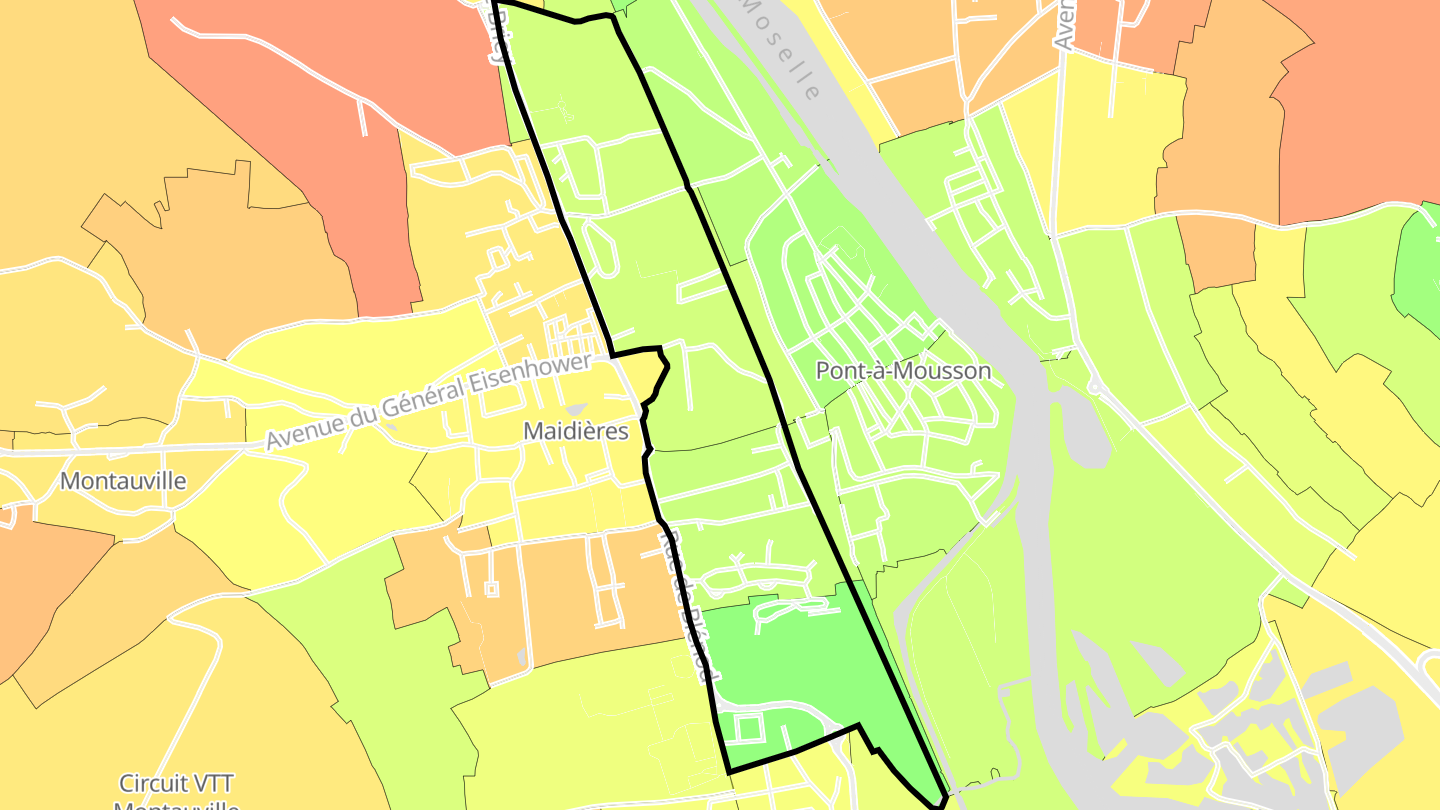 Carte des prix de l'immobilier Pré Hayer