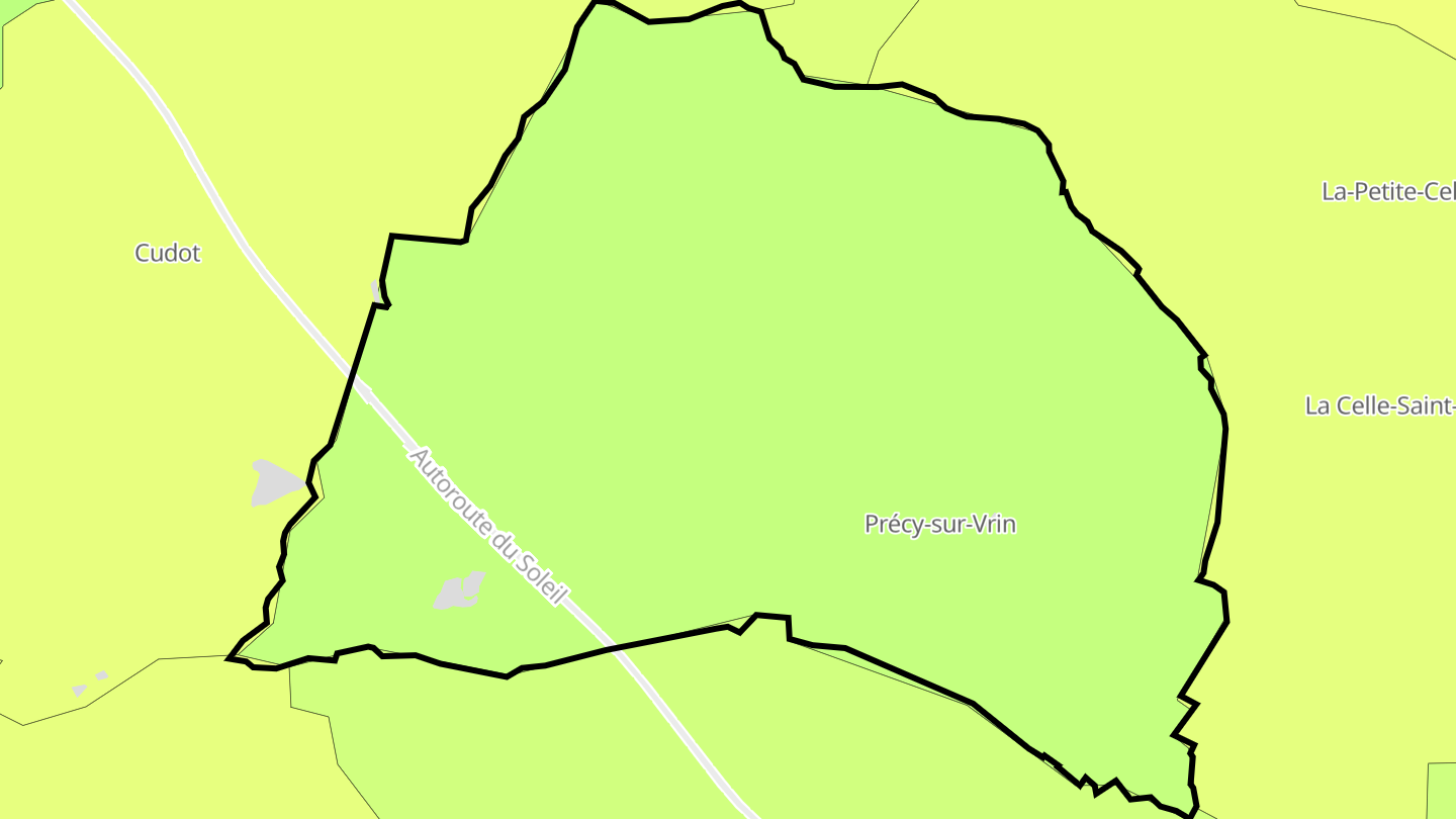Carte des prix de l'immobilier Précy-sur-Vrin