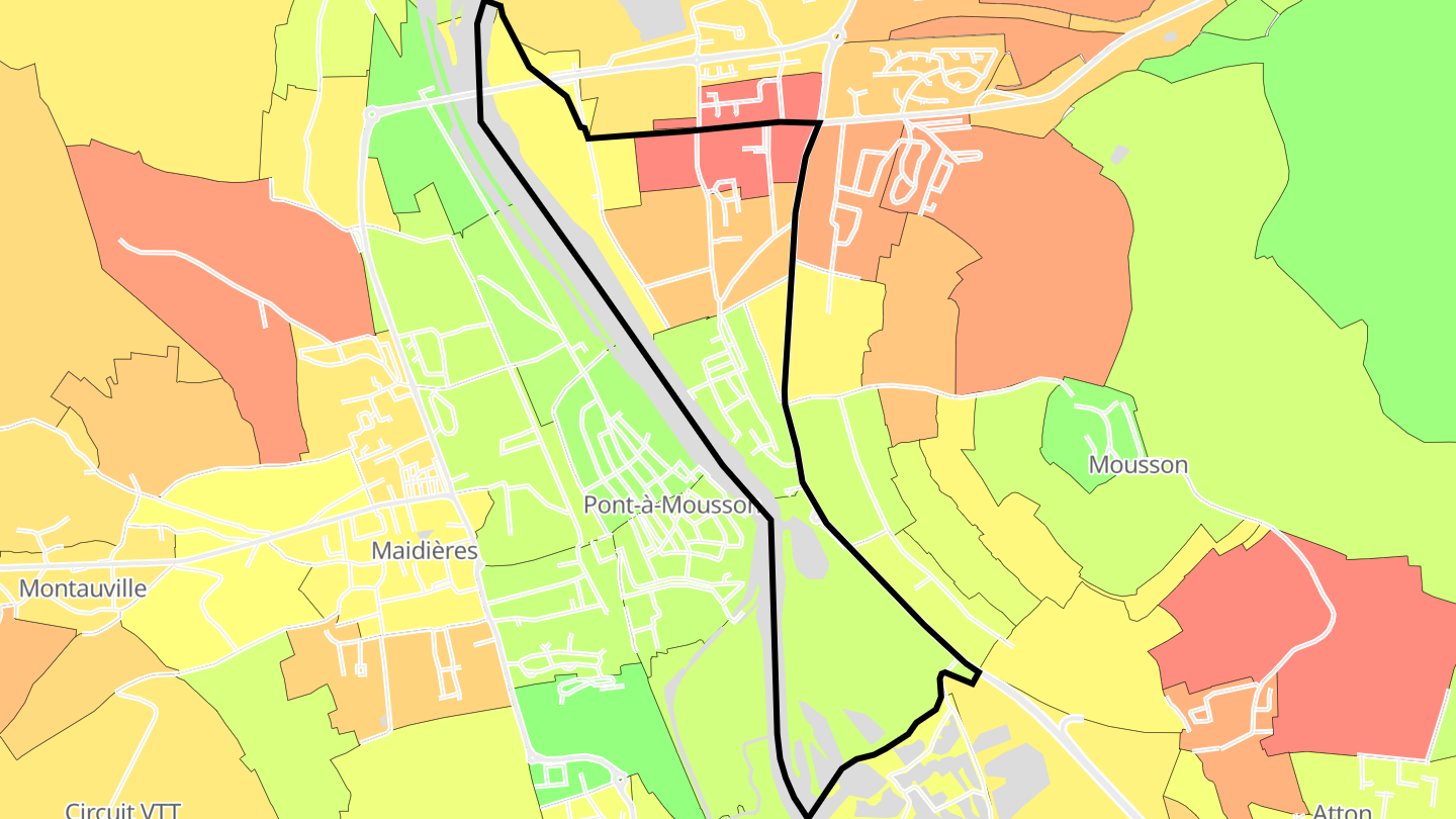 Carte des prix de l'immobilier Prémontrés La Maquinière