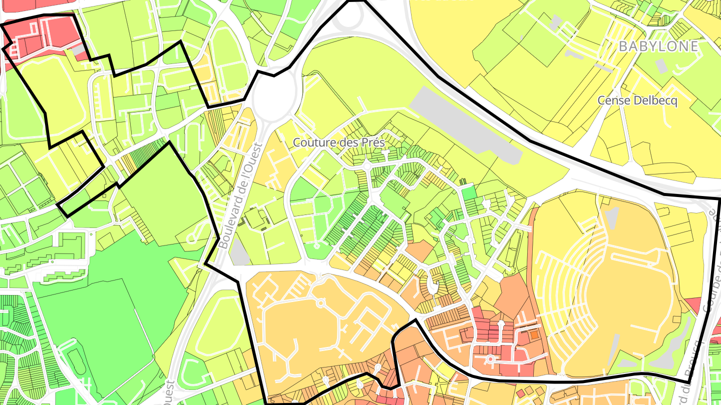 Carte des prix de l'immobilier Prés
