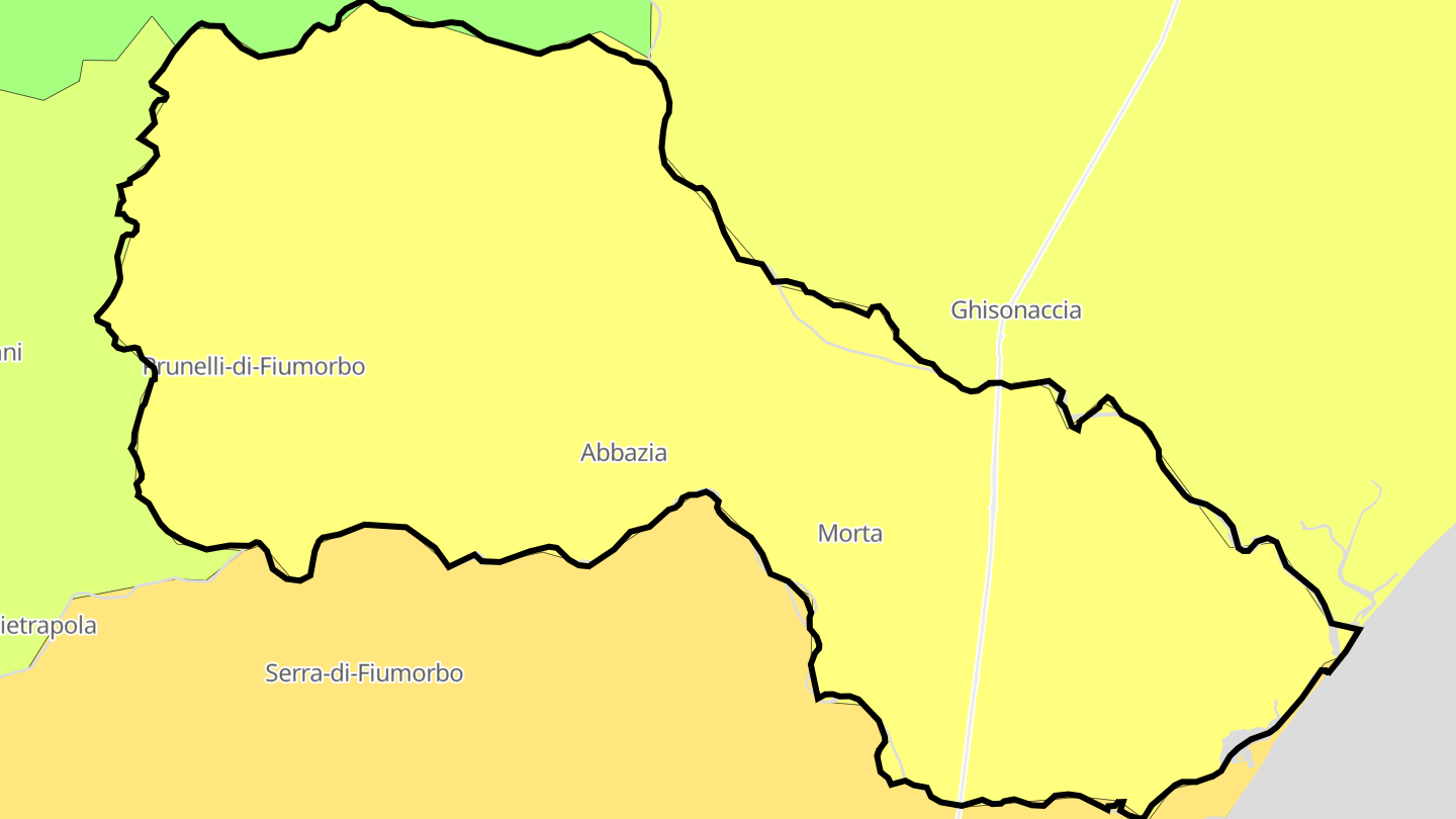 Carte des prix de l'immobilier Prunelli-di-Fiumorbo