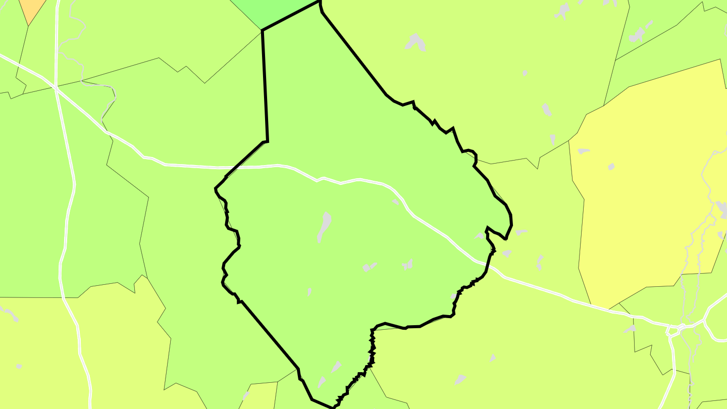 Carte des prix de l'immobilier Pruniers