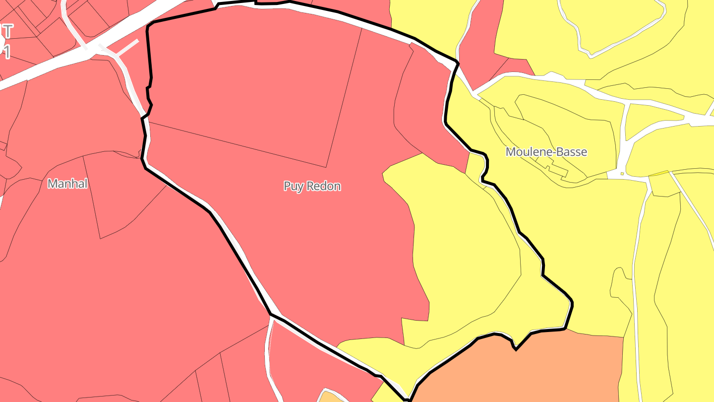 Carte des prix de l'immobilier Puy Redon