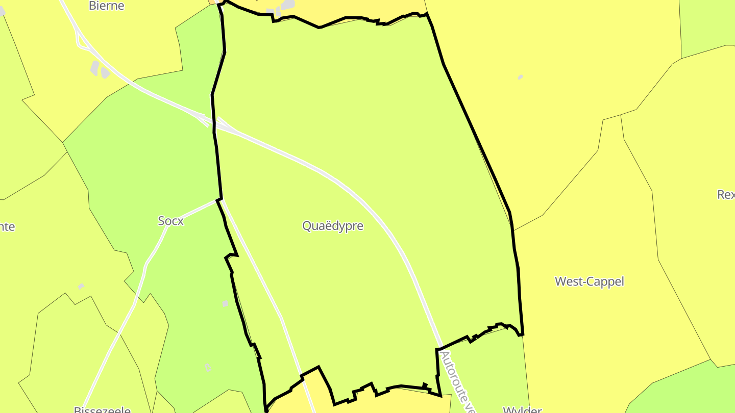 Carte des prix de l'immobilier Quaëdypre