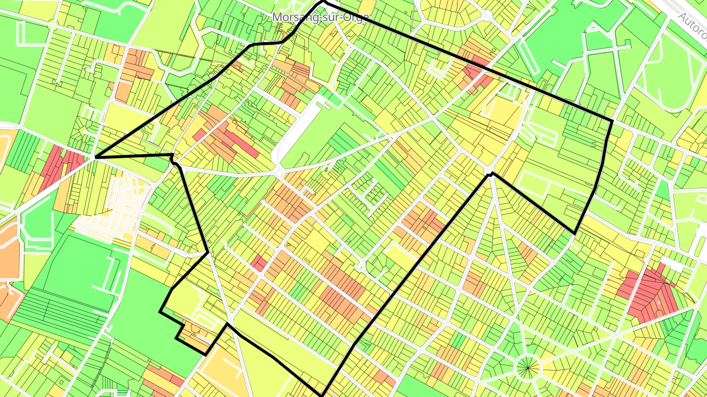Carte des prix de l'immobilier Quartier Buisson