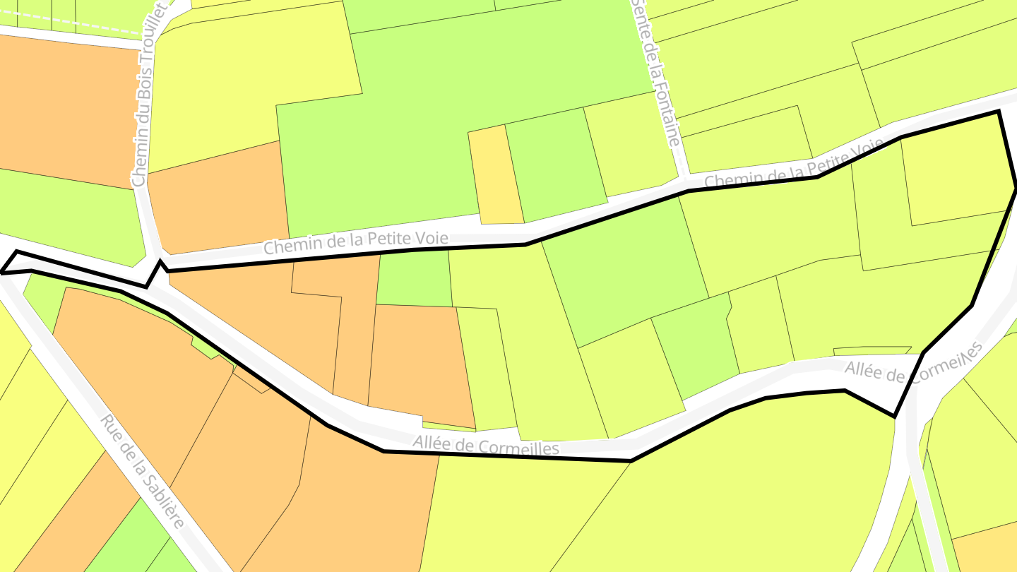 Carte des prix de l'immobilier Quartier de Sannois II