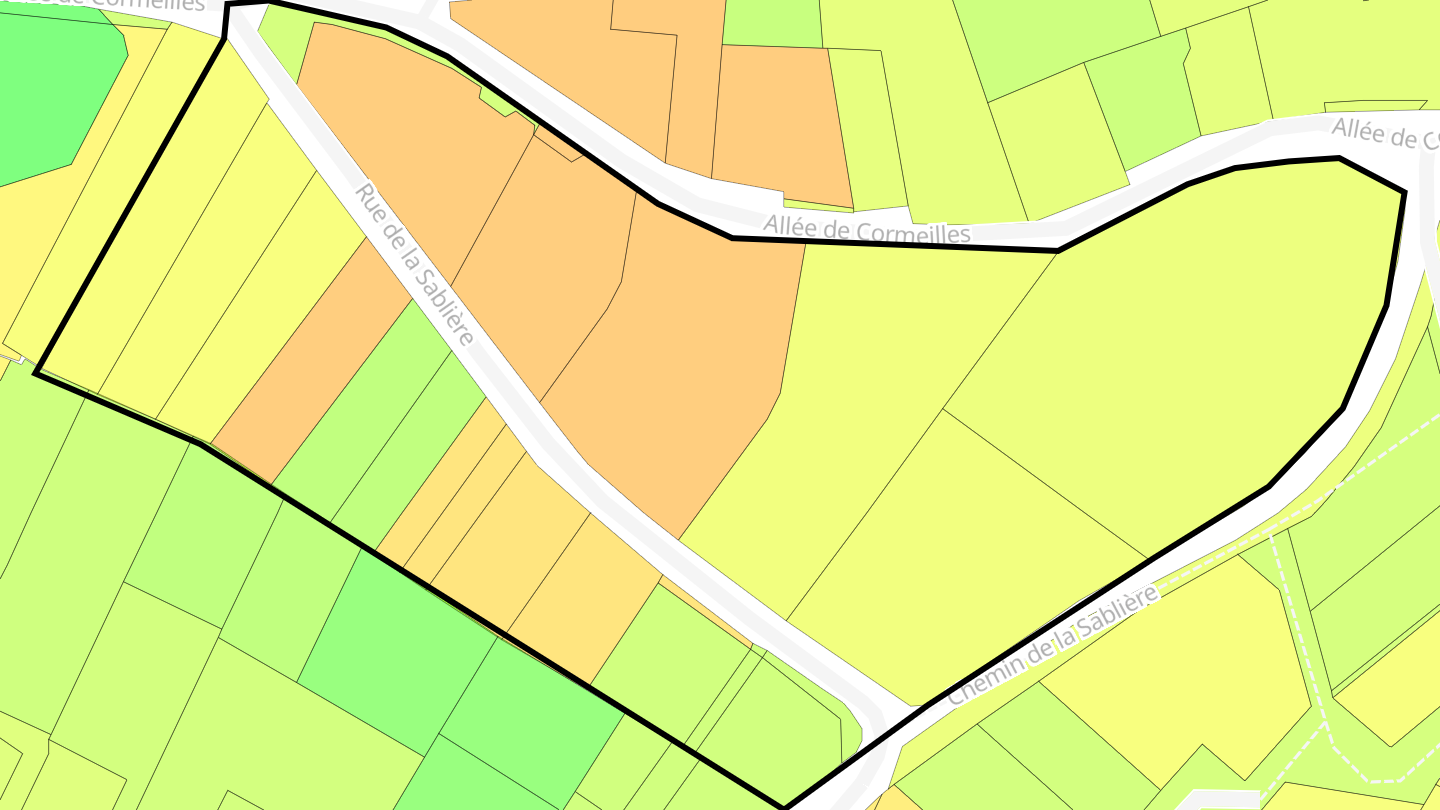Carte des prix de l'immobilier Quartier de Sannois III