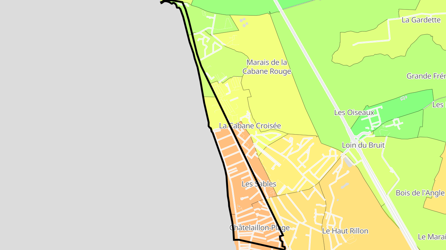 Carte des prix de l'immobilier Quartier du Casino