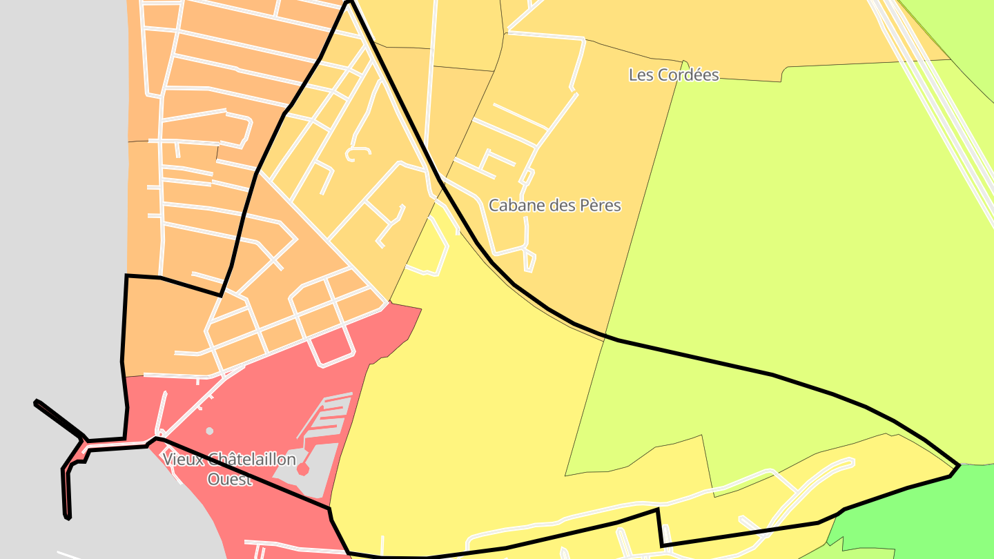 Carte des prix de l'immobilier Quartier du Port