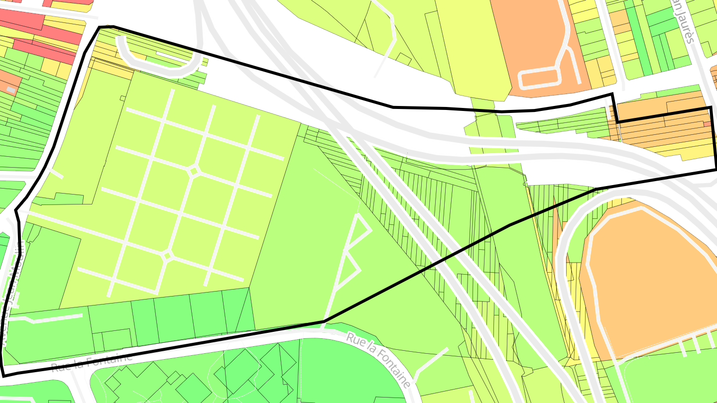 Carte des prix de l'immobilier Quartier Fontenay-sous-Bois