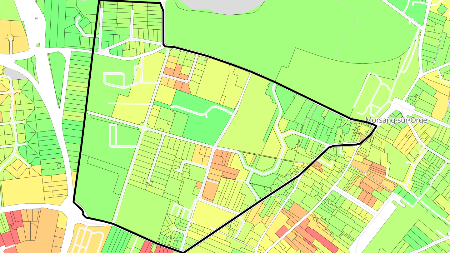 Carte des prix de l'immobilier Quartier Jaurès