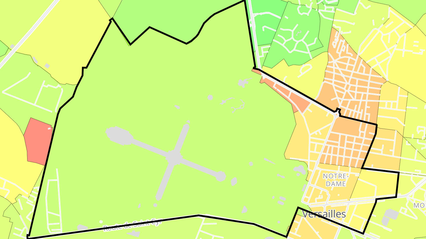 Carte des prix de l'immobilier Notre-Dame
