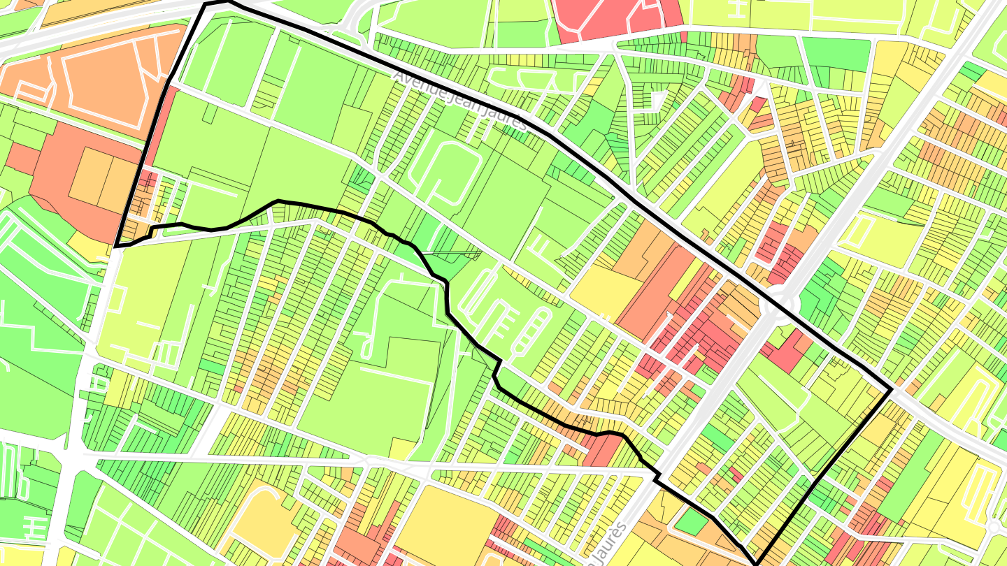 Carte des prix de l'immobilier Quatre-Routes - Anatole France