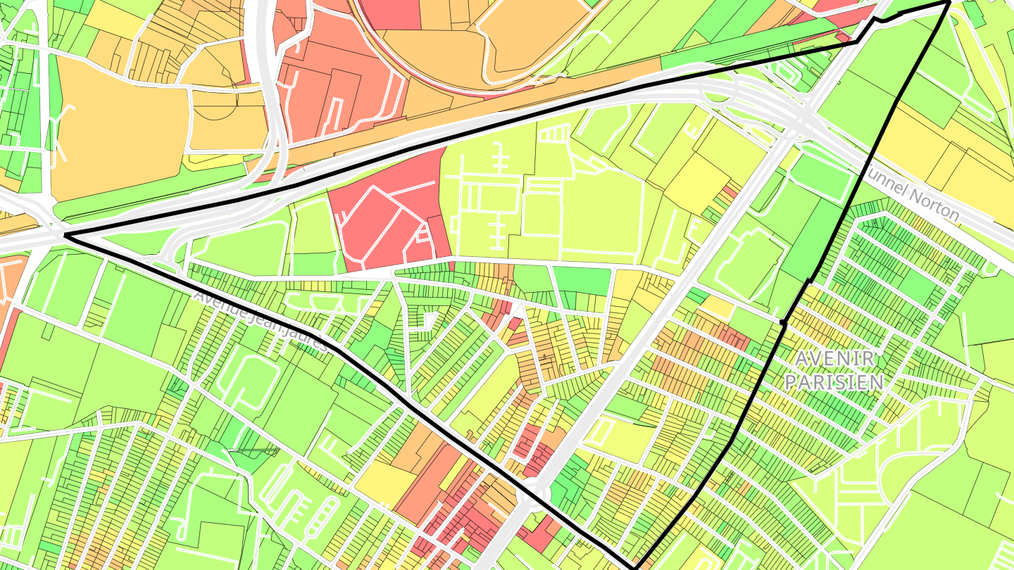 Carte des prix de l'immobilier Quatre-Routes - Rateau