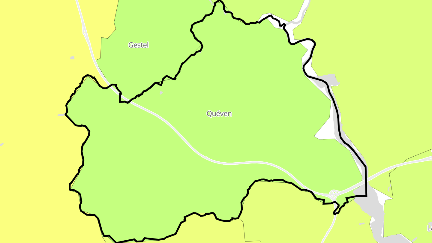 Carte des prix de l'immobilier Quéven