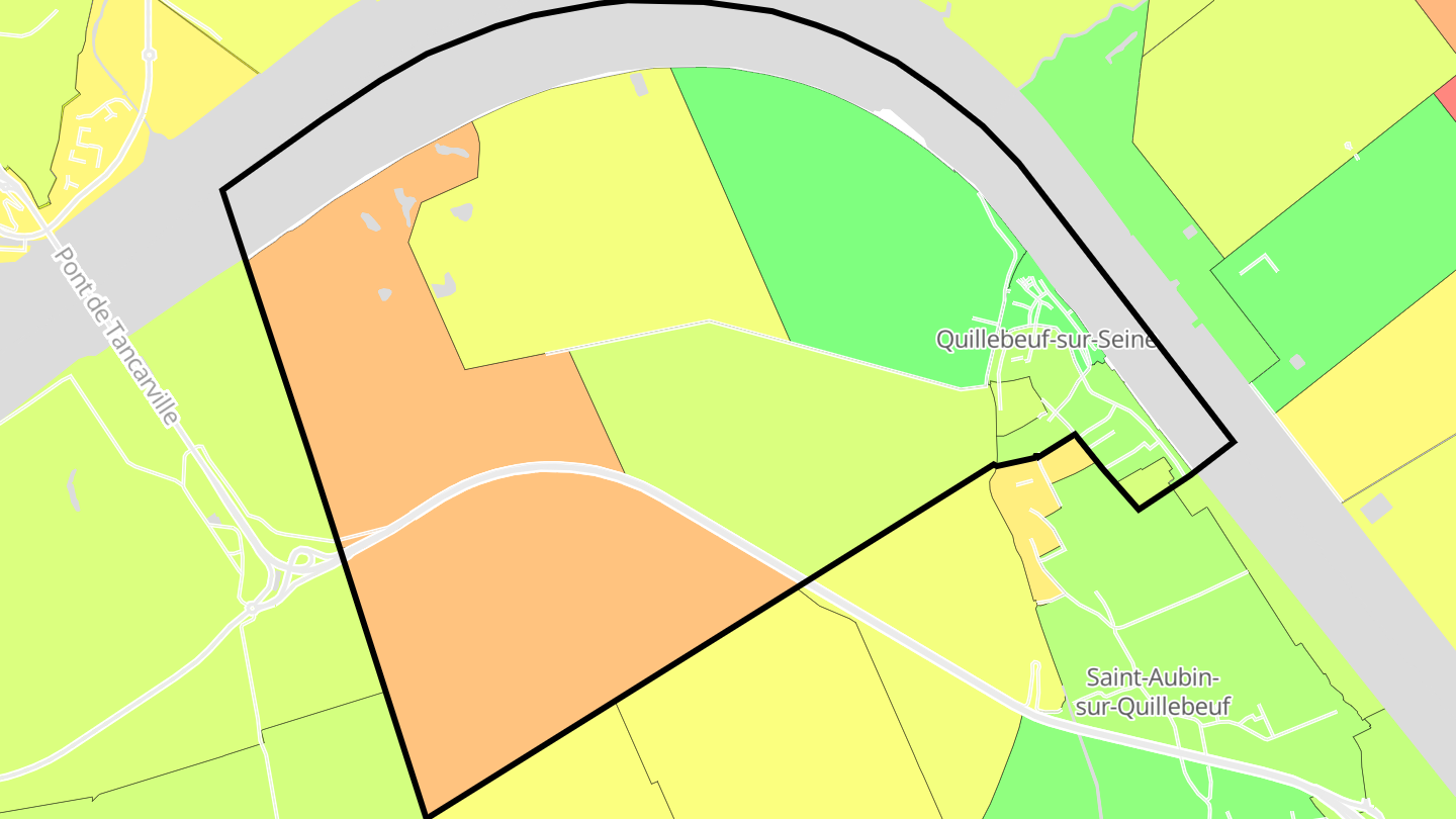 Carte des prix de l'immobilier Quillebeuf-sur-Seine