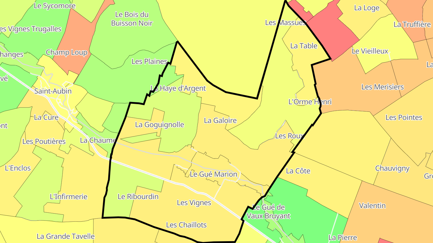 Carte des prix de l'immobilier Quincey