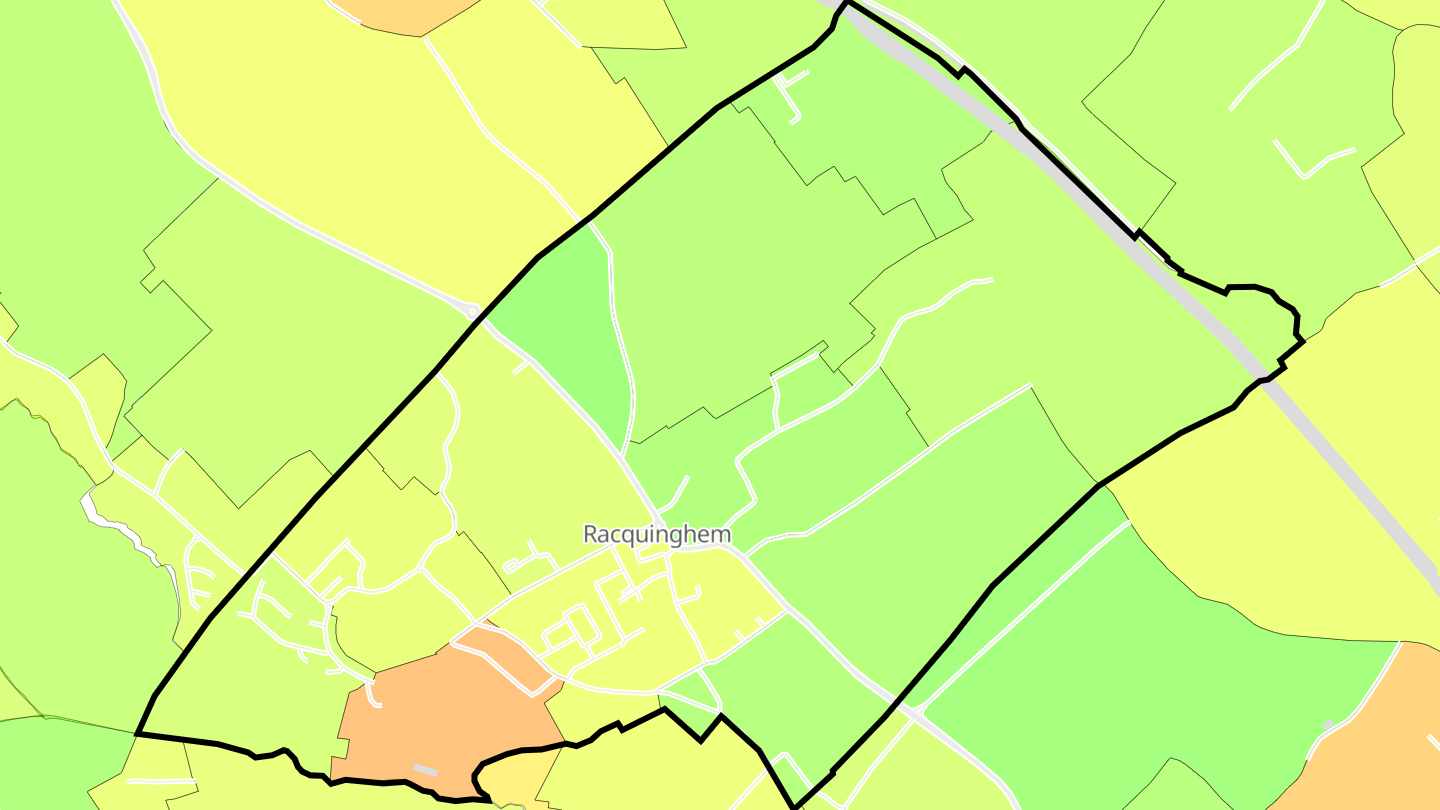 Carte des prix de l'immobilier Racquinghem