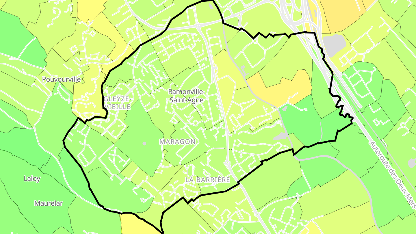 Carte des prix de l'immobilier Ramonville-Saint-Agne