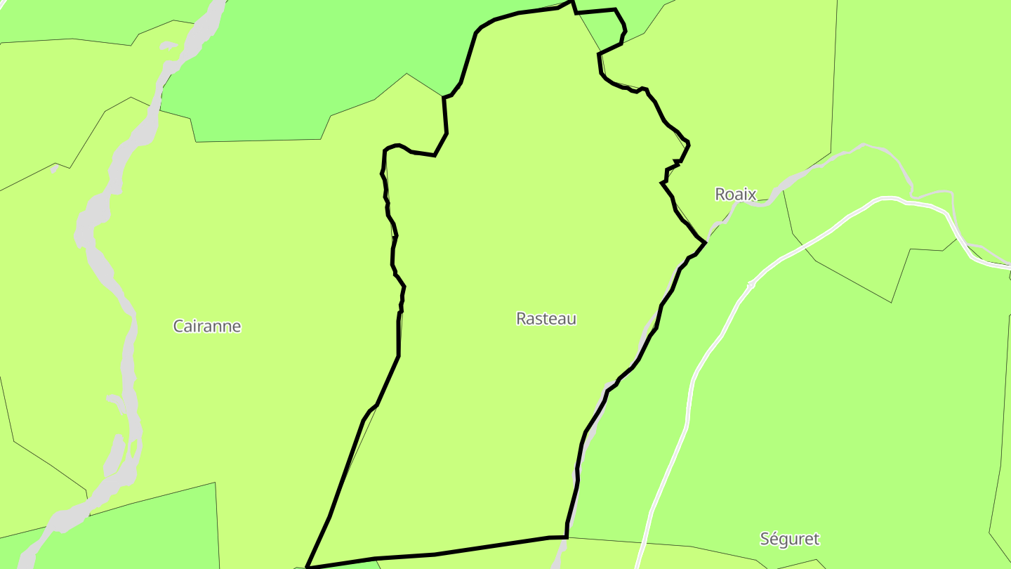 Carte des prix de l'immobilier Rasteau