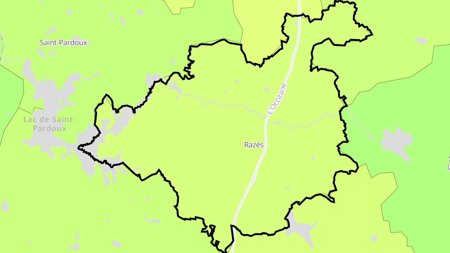 Carte des prix de l'immobilier Razès