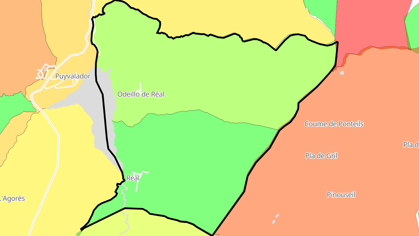 Carte des prix de l'immobilier Réal