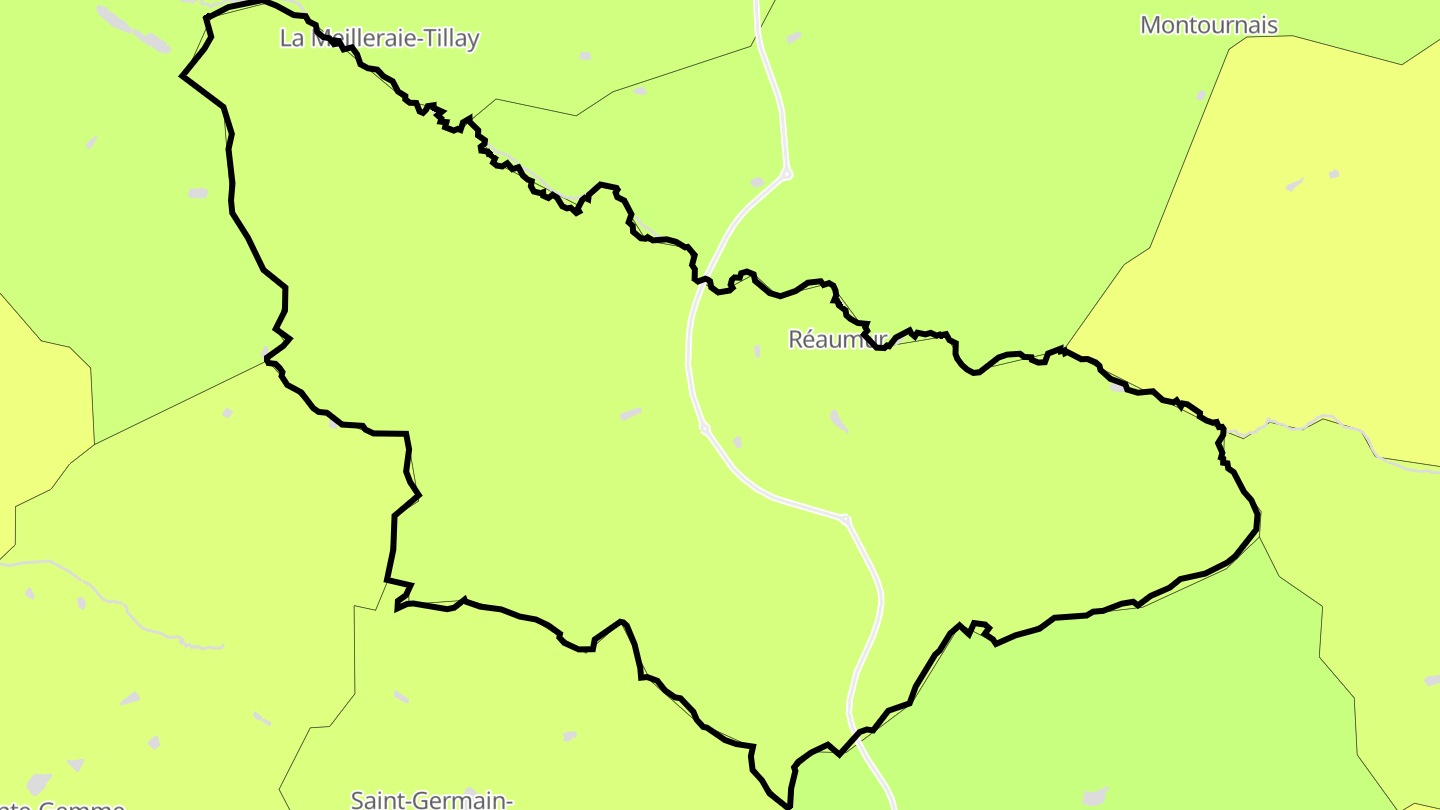 Carte des prix de l'immobilier Réaumur