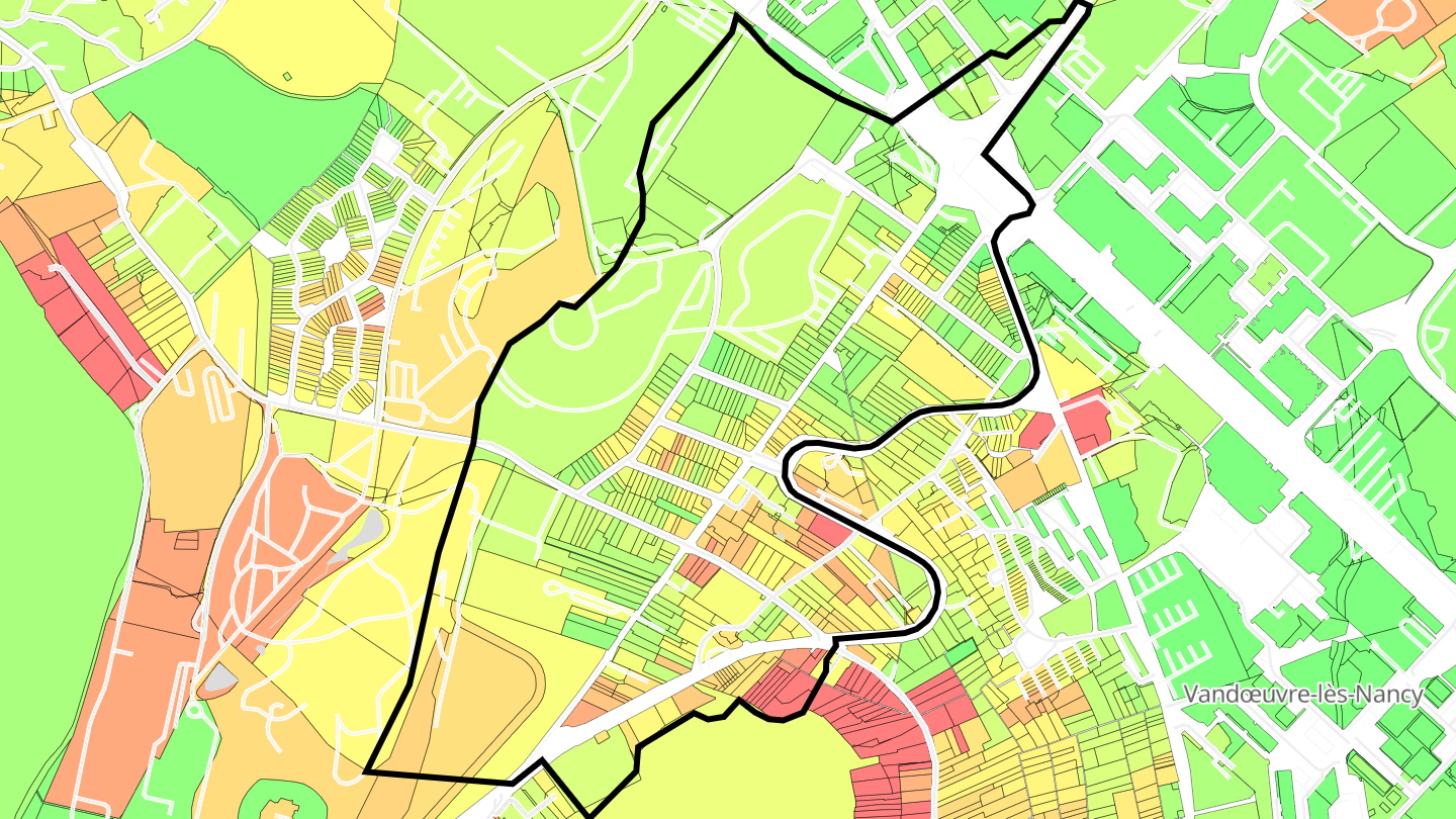 Carte des prix de l'immobilier Reclus