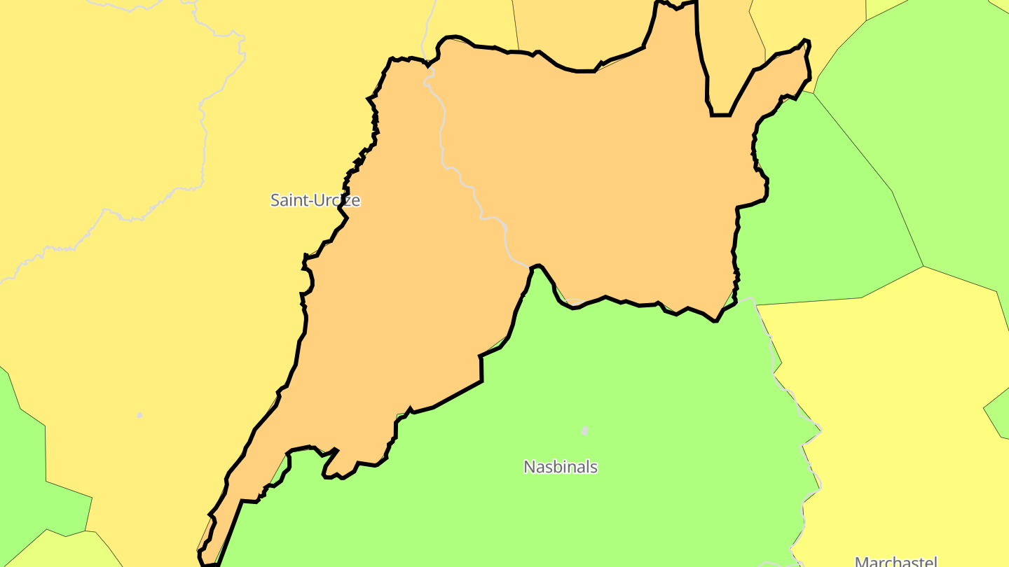Carte des prix de l'immobilier Recoules-d'Aubrac